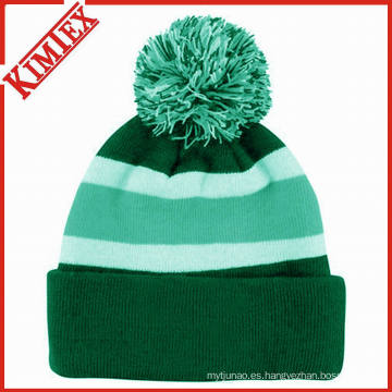 Sombrero hecho punto colorido de la gorrita tejida del invierno de las ventas al por mayor
